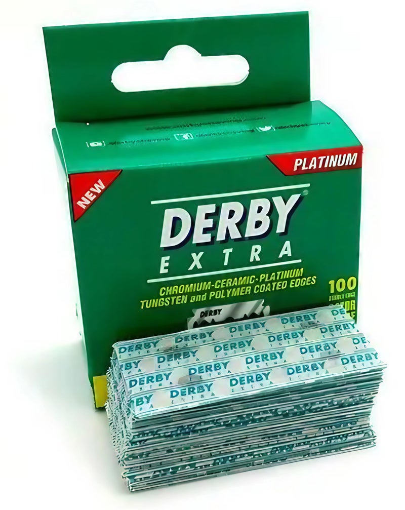 Derby Extra Double Edge Safety Razor Blades - Pack of 100 Blades - Image 3